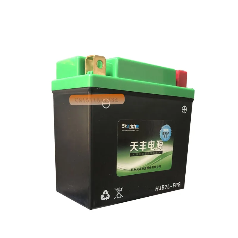 12V HJB7L-FPS высокое качество lifepo4 мотоцикл пусковое устройство литий-ионный аккумулятор с BMS и более 2000 раз жизненного цикла