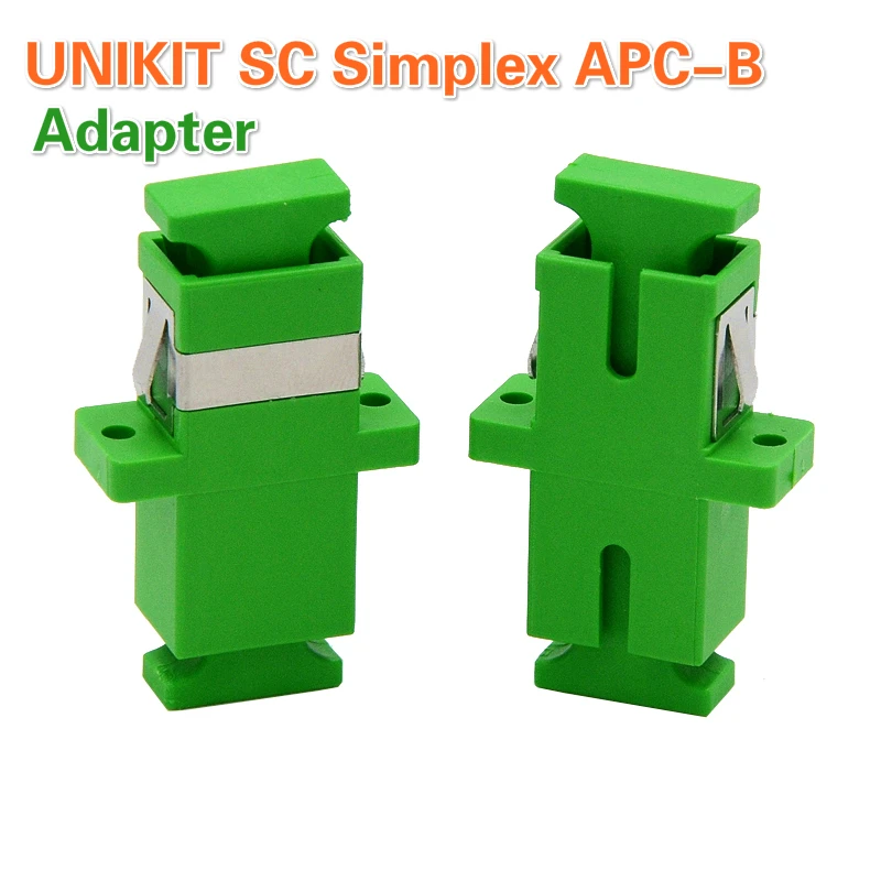 UNIKIT SC Simplex APC-B APC одномодовый волоконно-оптический адаптер соединитель