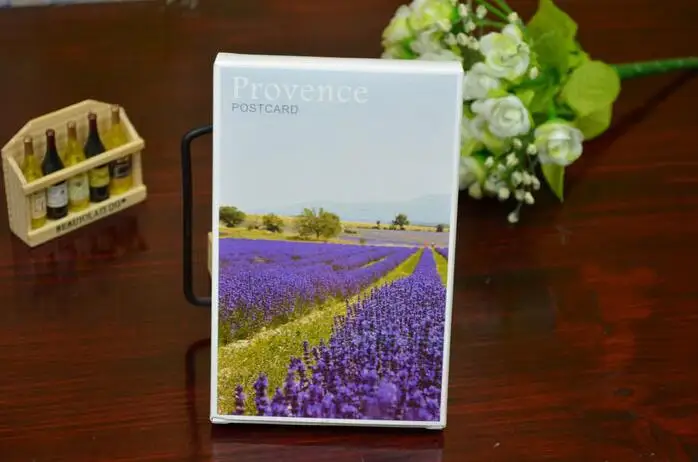 Французская лаванда в коробке коллекция открыток художественная линзовидная
