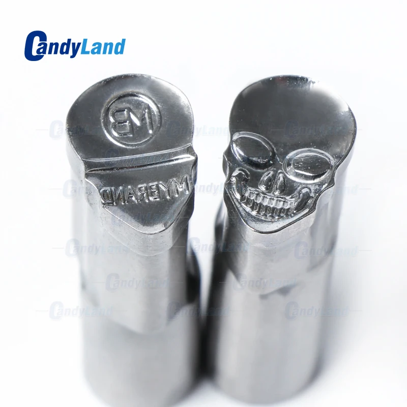 

CandyLand Skull Logo Tablet Die Powder Pill Press Mold Candy Punching Die Custom Logo Calcium Tablet Punch Die For TDP0 Machine