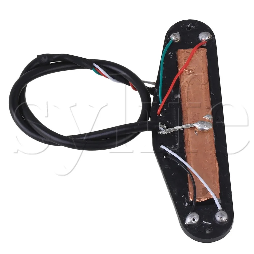 Dual Rail Coill Магнитный хамбакер Для электрогитары черный|Детали и аксессуары для