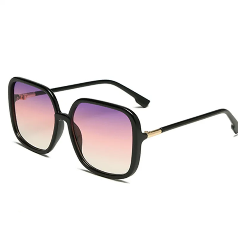 2020 брендовые солнцезащитные очки большого размера с металлическими краями