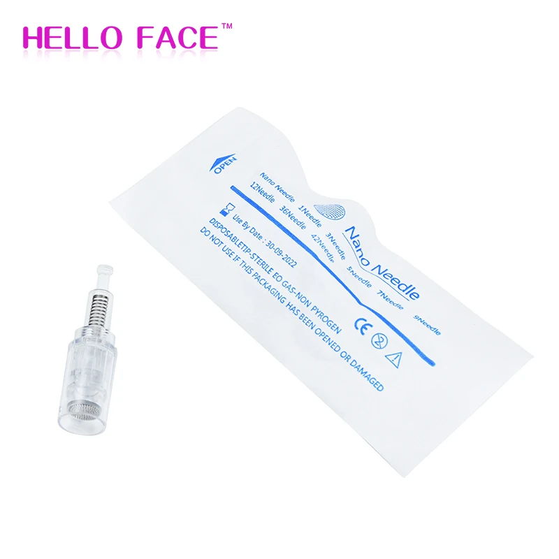 5 шт. круглые нано-картриджи с винтовыми микроиглами одноразовые запасные части