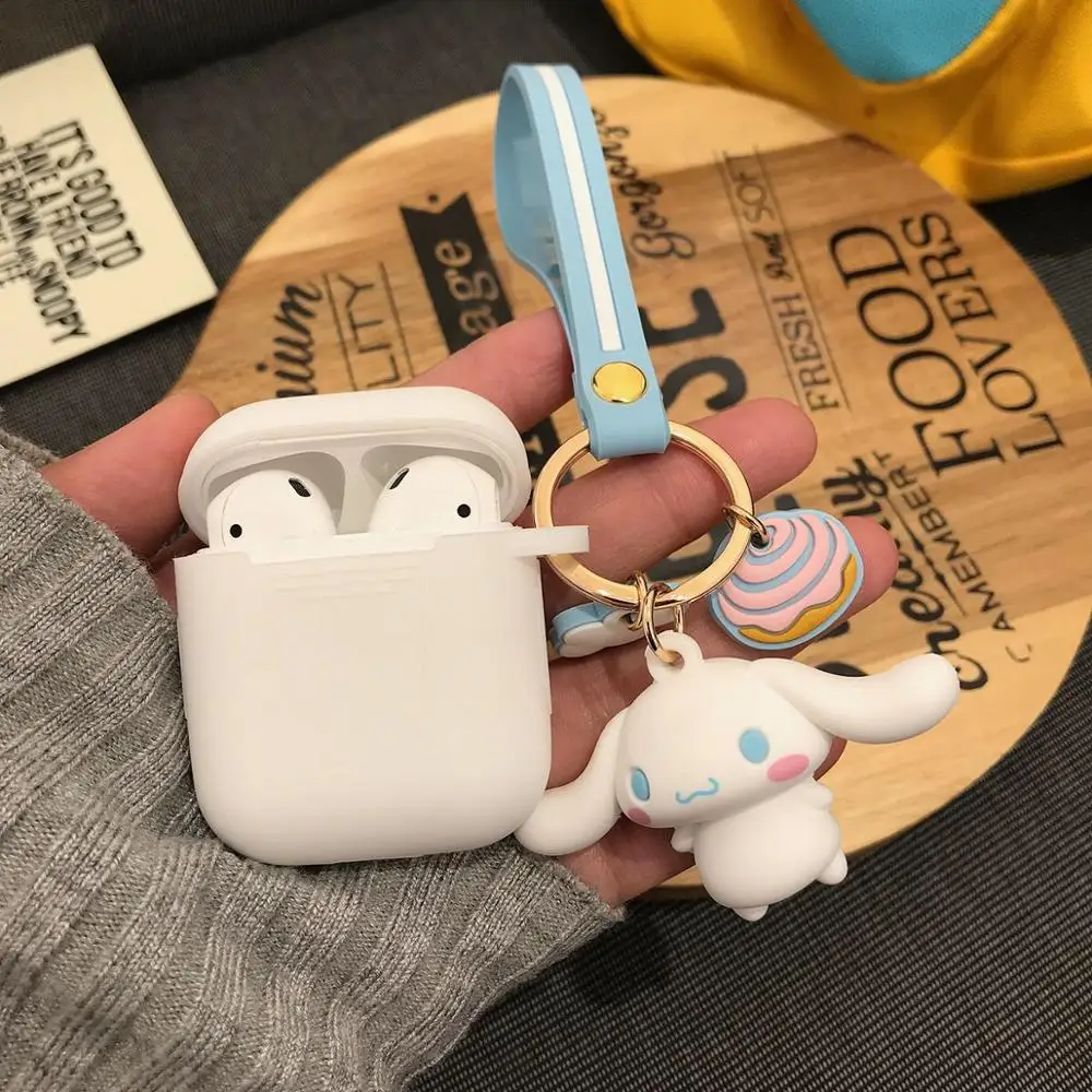 Чехол для Apple AirPods с милым рисунком пудинга собаки чехол наушников s Airpods 2 защитный