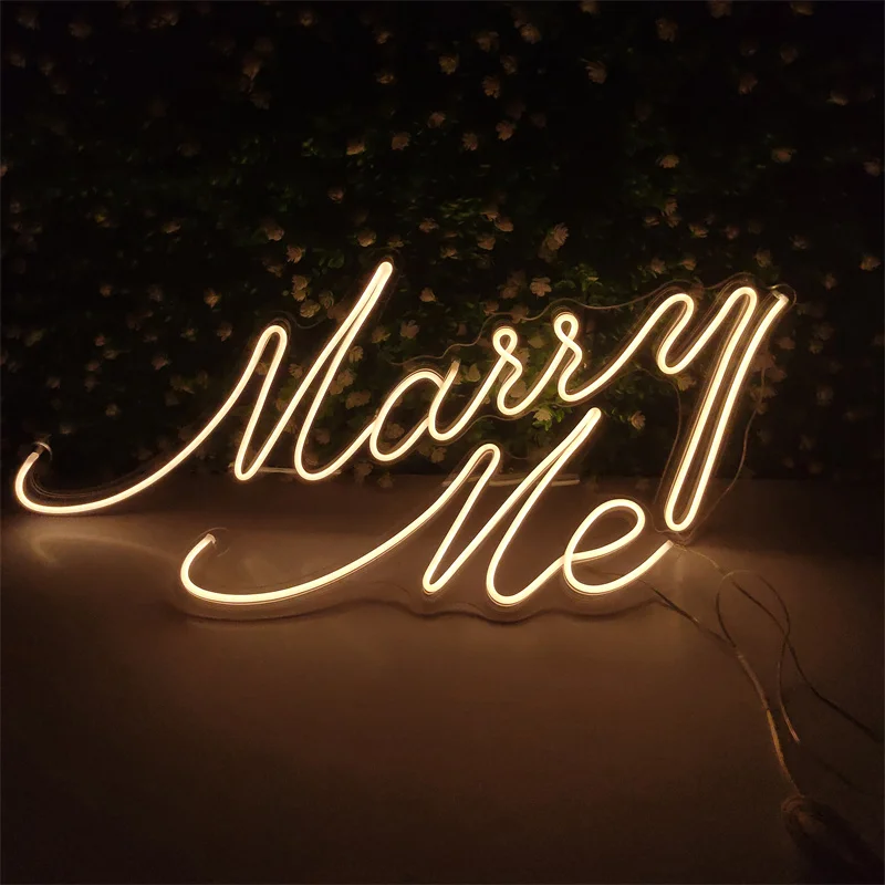 Неоновая вывессветильник Merry Me Свадебный декор на заказ украшение для помолвки