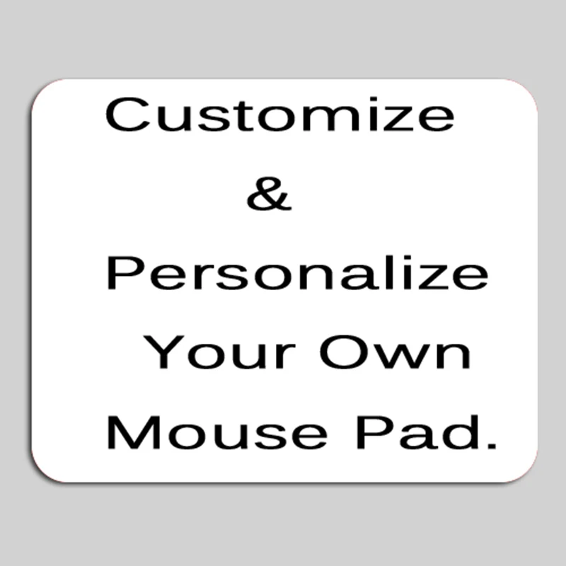 

Customized Personalized Your Own Photo picture design mousepads Unique DIY on Rectangle Rubber Mouse Pad mat PC Computer