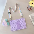 Детский Чехол для iPad 9,7 iPad 10,2 дюйма Air3 10,5 pro 11 mini 5 планшет снимающий стресс фиджет-игрушки пузырьковый силиконовый чехол