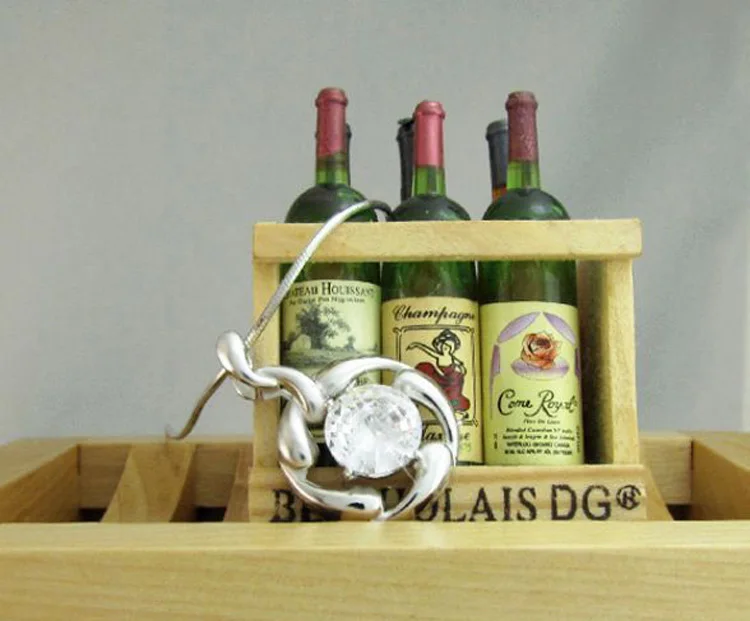 Модное ожерелье серебряного цвета женское украшение для денег с кулоном из