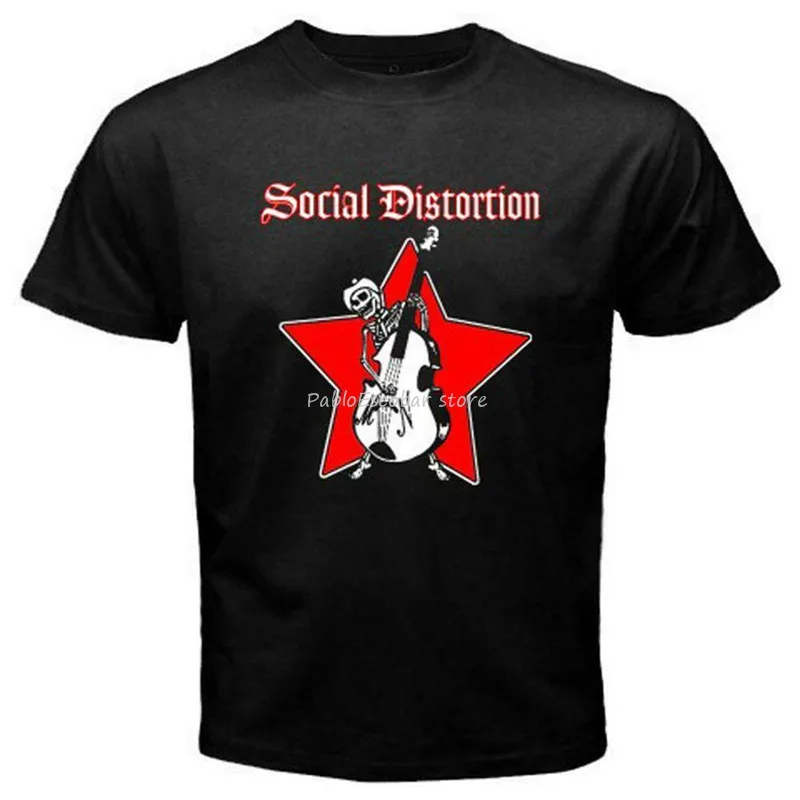 

New Social Distortion Skelly Logo Punk Rock Band Size S-3Xl Usa Size T-Shirt En1 More Size And Colors Tee Shirt