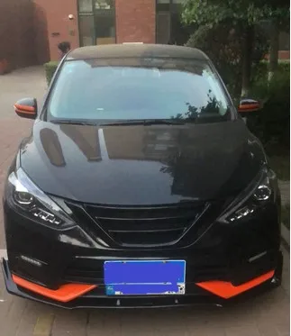 Fit For Nissan Sylphy/sentra 2016-2018 Resin Matte black Front Radiator Hood Grille 1Pc | Автомобили и мотоциклы
