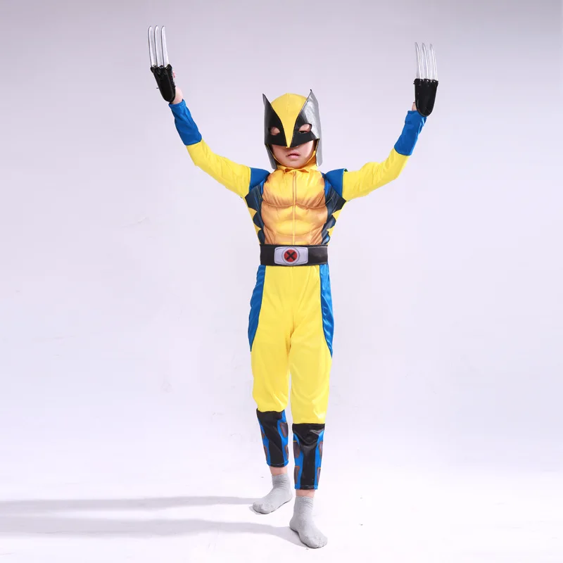 X-Men Muscle Cosplay Costume Детский костюм на Хэллоуин для мальчиков | Тематическая одежда и