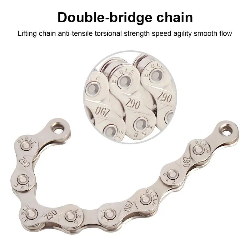 

6/7/8/9/10/11 Speed Velocidade MTB Chains Road Mountain Bicycle Chain Single 116L Silver Part Missing Chain Link Bicycle Chains