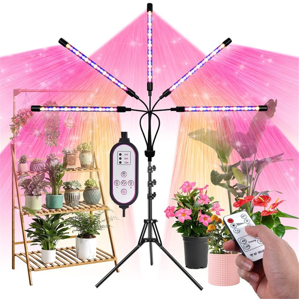 

Светодиодсветильник фитолампа полного спектра с подставкой, 80 Вт, 100 Вт, 220 В переменного тока