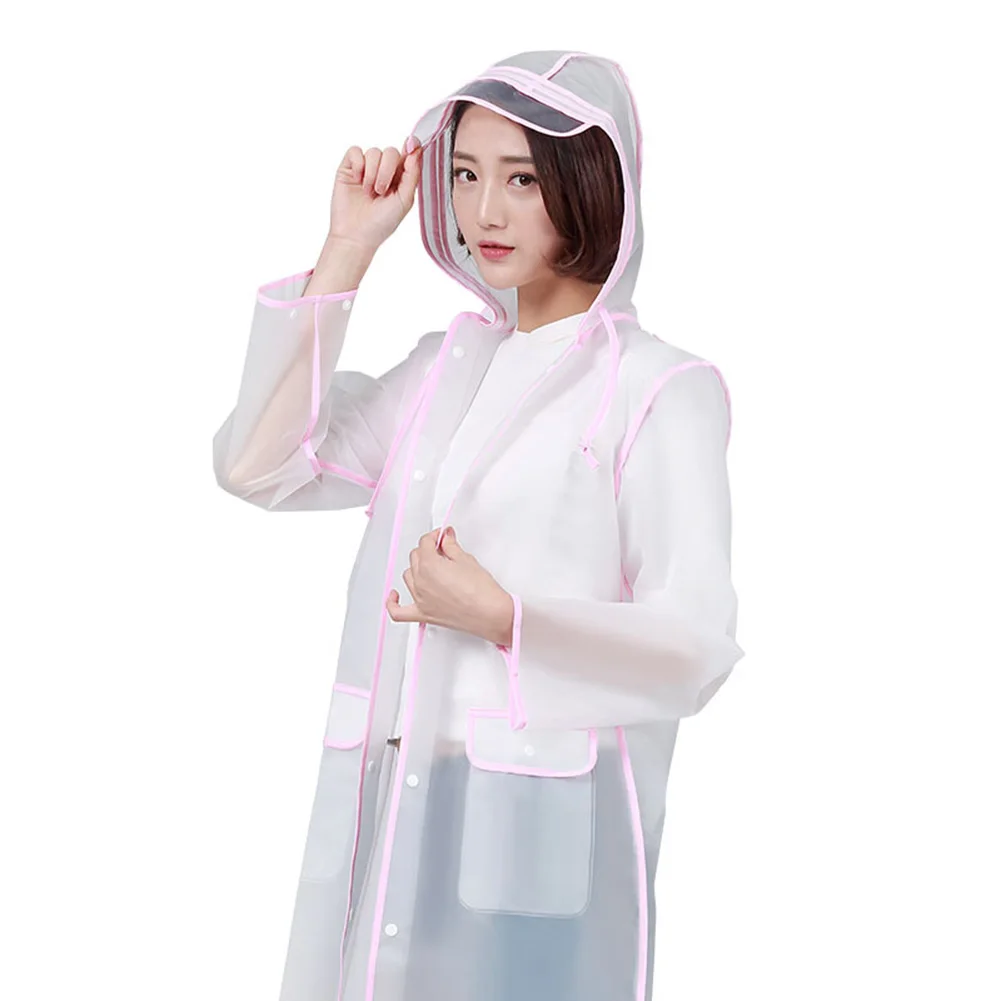 2020 женский прозрачный дождевик из ЭВА водонепроницаемый дорожный для мужчин