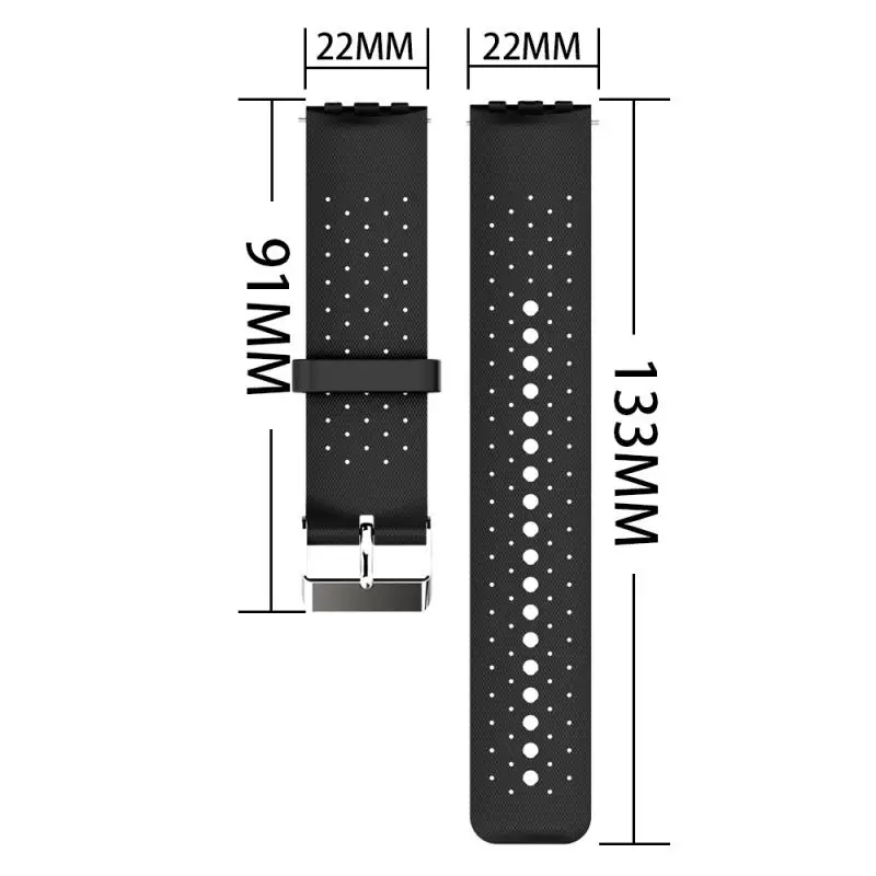 Сменный ремешок Polar Vantage M мягкие силиконовые спортивные дышащие