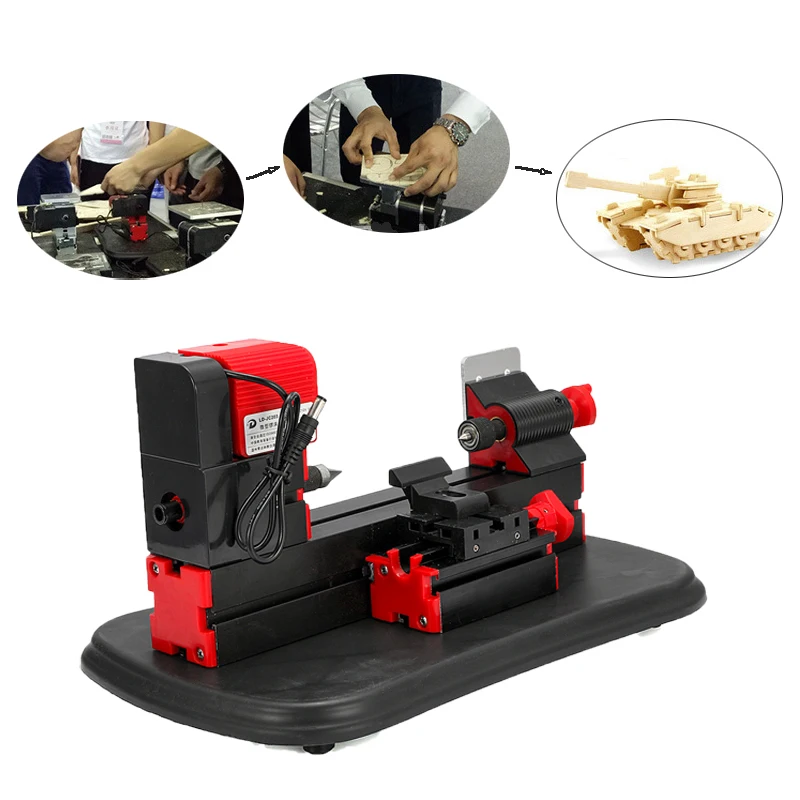 20000 ОБ/мин мини моторизованный металлический токарный станок для обработки с