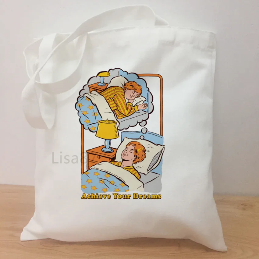 Обнимающая змеиная холщовая женская сумка большая вместительность простые