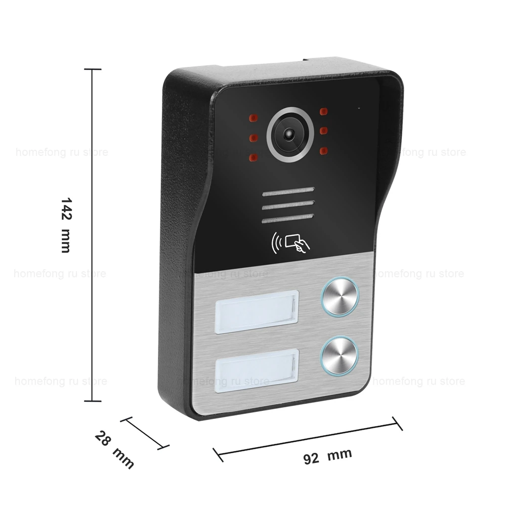 Панель видеозвонка HomeFong для квартиры дверной звонок с разными блоками камера 1080P