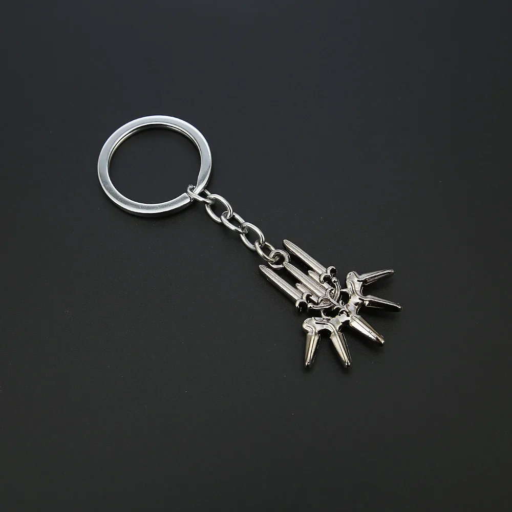 

Game NieR:Automata Keychain Metal Key Ring Holder YoRHa Colar Pendant Porte Clef Kolye Men Gift Porte llavero Chaveiro HF12782