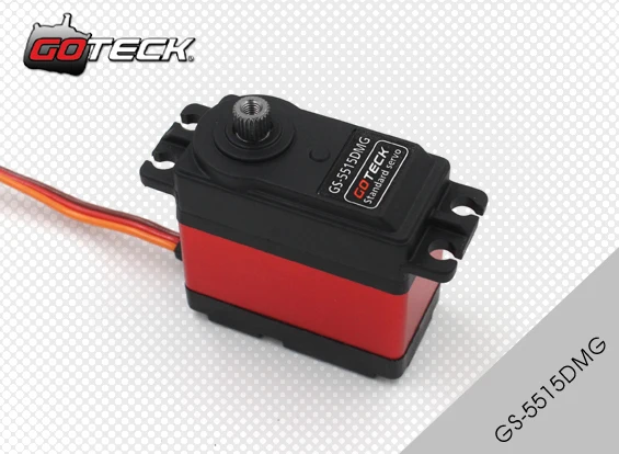 

Цифровой сервопривод GOTECK GS-5515DMG RC из титанового сплава, алюминиевый корпус, средний крутящий момент 15 кг, для автомобиля, вертолета, корабля, ...