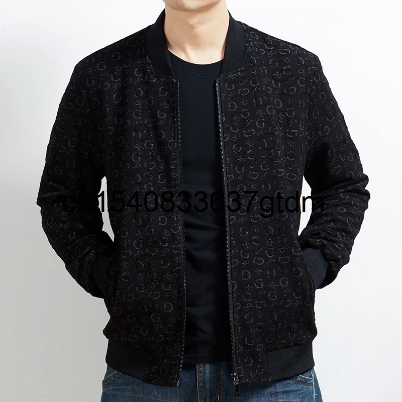 

Сезон весна-осень; Толстые Мужская полнит размера плюс модная повседневная бейсбольная воротник пальто с принтом Толстая куртка мужская Мо...