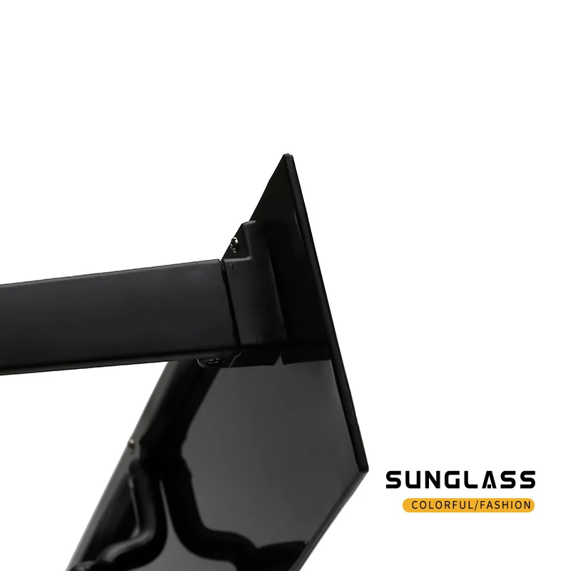 Матовый черный Защита от солнца для женщин солнцезащитные очки с квадратными