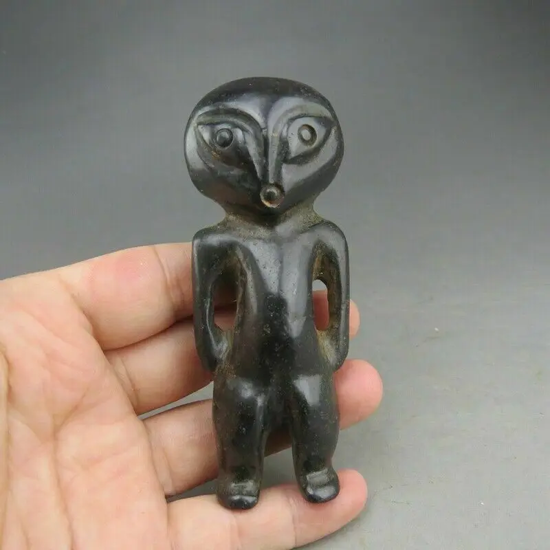 

China,jade,hongshan culture,Black magnet,aliens,pendant
