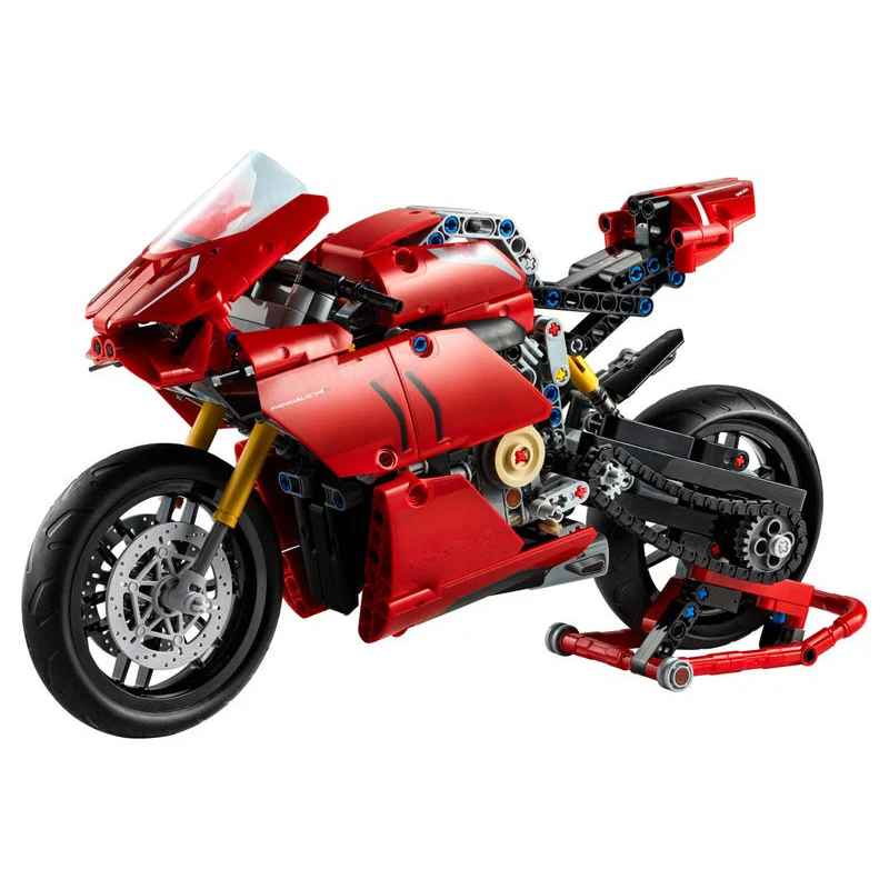 

New 10272 V4R motorcycle 42107 assembled building blocks toys for children