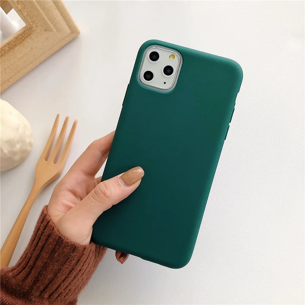 for iphone 7plus phone shell soft protective colorful phone case for x 8 8plus i66s plus xr xsmax 11 pro max se 2020 back cover free global shipping