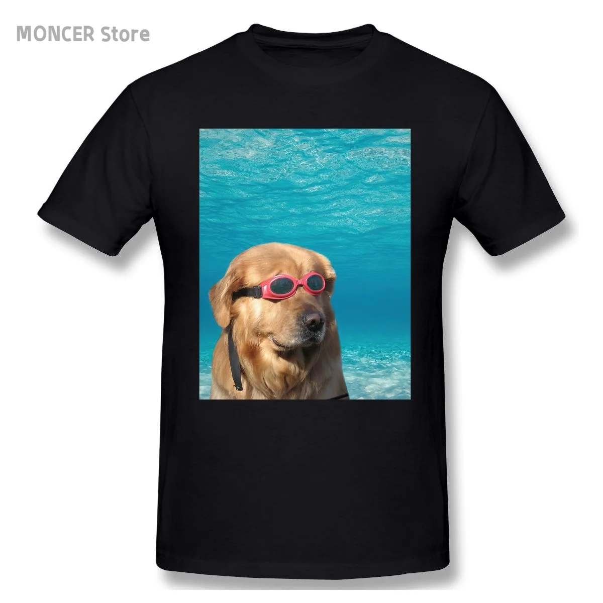 

Swimmer Dog T Shirt Casual Man/women Tee T-Shirt Short Sleeve Cotton Tshirt