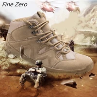 new mens desert tactical boots wear resisting army boots work safety men waterproof outdoor hiking shoes men combat ankle boots