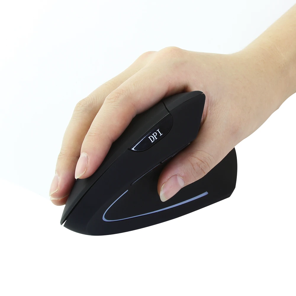 CHYI Bluetooth мышь геймер 1600DPI эргономичные вертикальные мыши светодиодный оптический