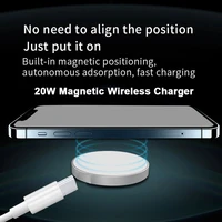 magnetic 20w wireless charger for iphone 12 pro max mini fast charge mac safing charge quick pd fast charging