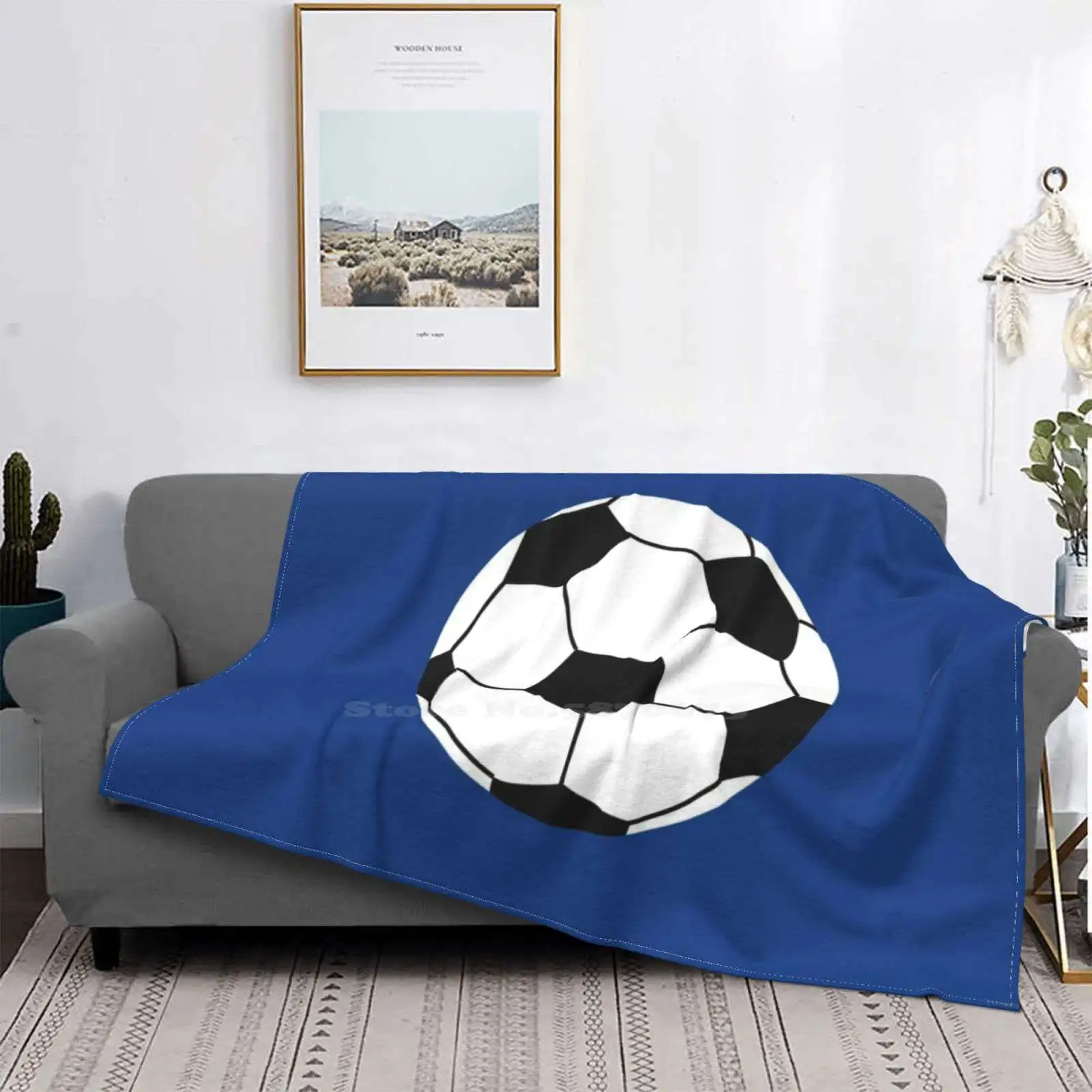 

Fußball Motiv Mundschutz Soft Warm Light Thin Blanket Fußball Fußballmannschaft Geschenkidee Sport Fußballspiel Fußballverein