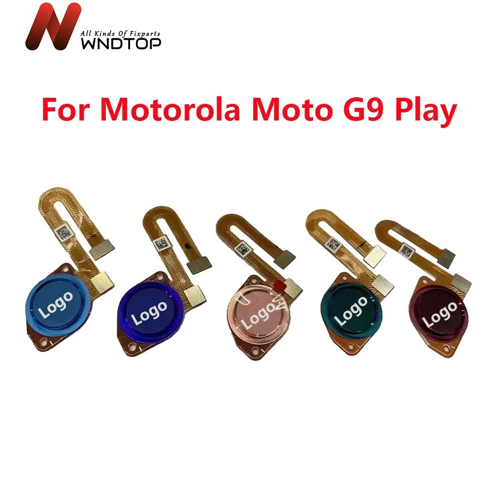 

For Motorola Moto G9 Play FingerPrint Sensor Button Touch ID Scanner Key Flex Cable Ribbon For Moto G9 Play Home Button