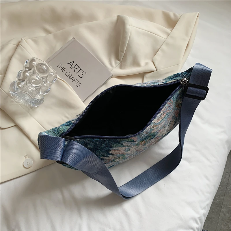 

Women Bags Crossbody Bag for Women Designer Messenger Bags Fashion Shoulder Bags Ladies Handbags High Quality Vintage Floral Bag