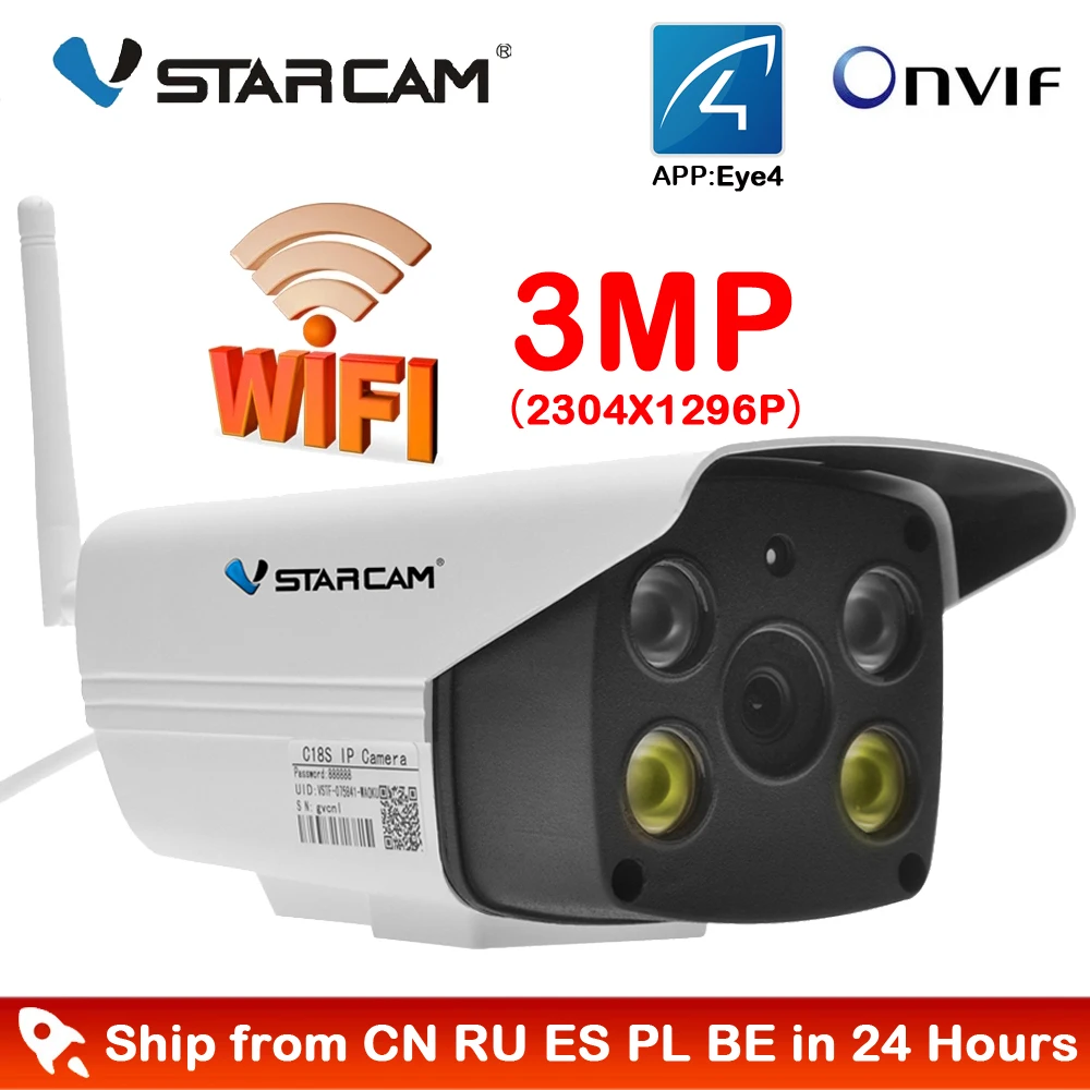 Vstarcam Новая Wi Fi IP камера HD 2MP/3MP Водонепроницаемая наружная полноцветная ночного