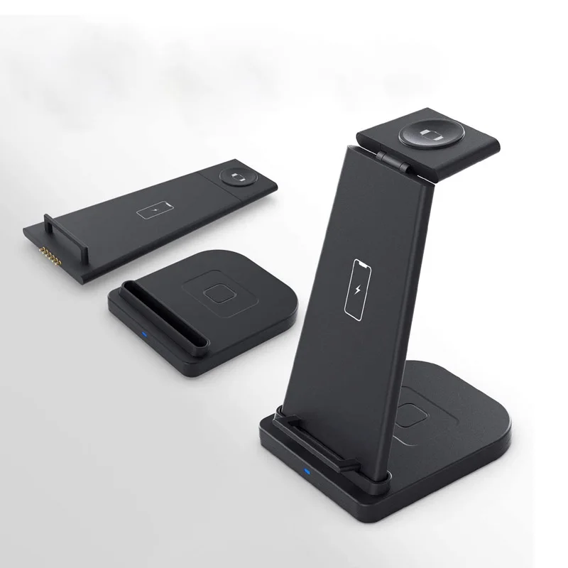 

15w Qi Wireless Charging Stand 3 in 1 Wireless Charger Charging Station for iPhone