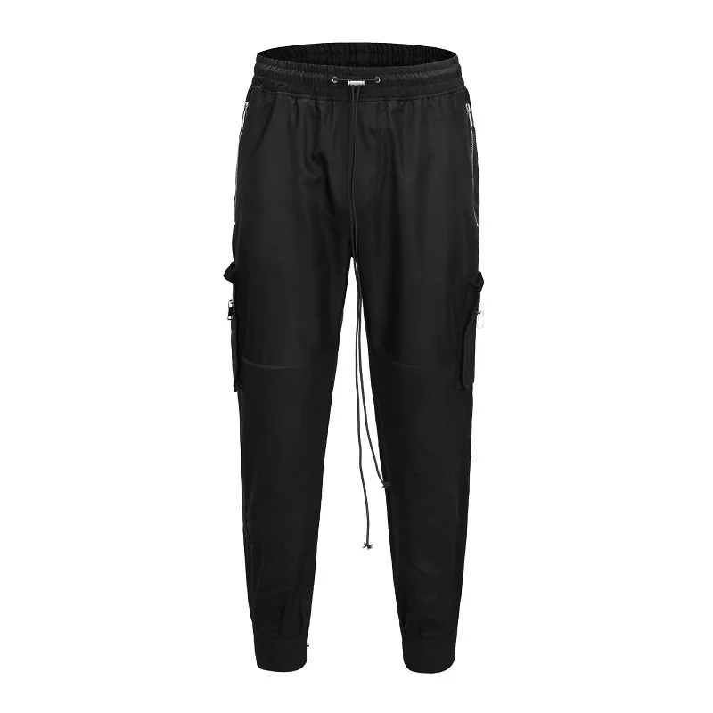 QoolXCWear хип-хоп шаровары мужские брюки для пробежек 2019 черные Jogger эластичная талия