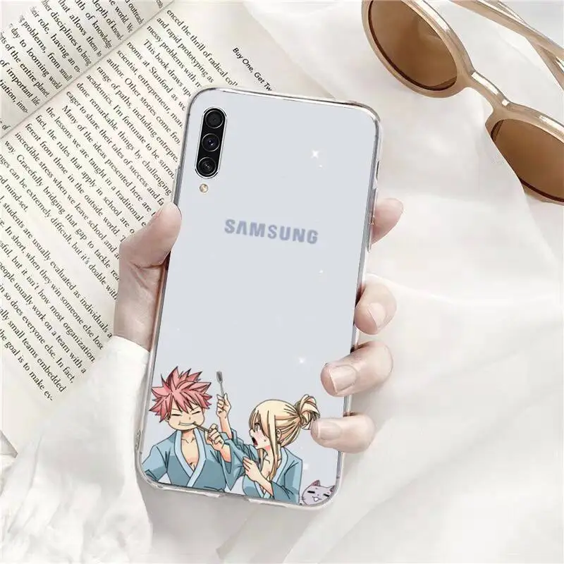 

Anime Fairy Tail cool sexy Phone Case Transparent for Samsung A71 S9 10 20 HUAWEI p30 40 honor 10i 8x xiaomi note 8 Pro 10t 11