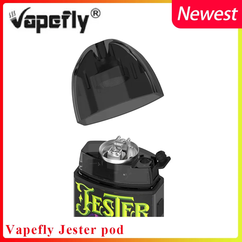 Новейший Vapefly Jester pod восстанавливаемый капельный 2 мл и 0.5ohm RBA многоразовый