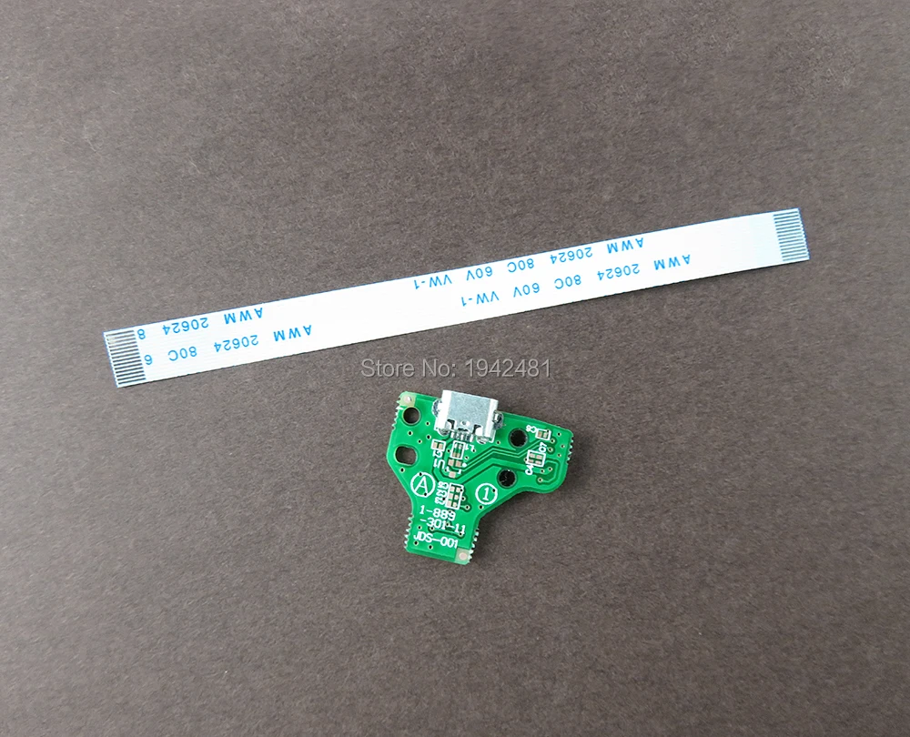 JDS-001 JDS-011 JDS-030 JDS-040 JDS-055 зарядка через usb Порты и разъёмы плата с кабелем для Playstation 4 контроллер USB Порты и разъёмы для PS4
