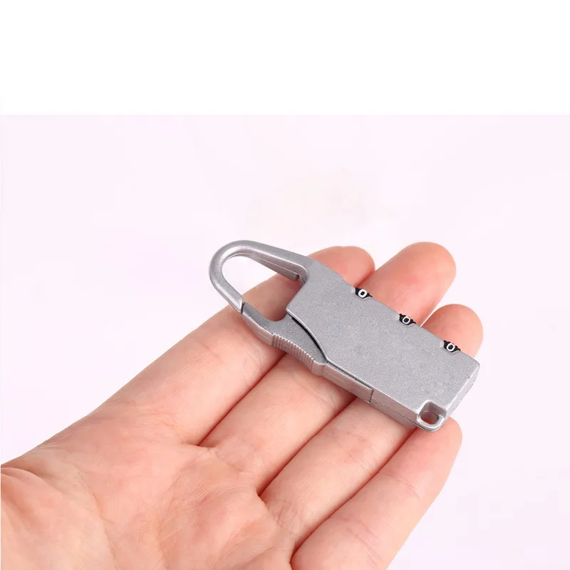 1 шт./лот мини сумка из сплава с кодовым номером и замком для багажа на молнии