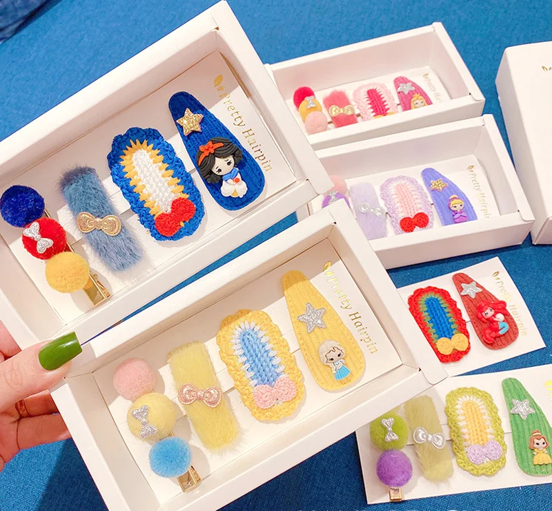 

Korean Sweet Animal Fruit Ball Hairpin Candy Color Kawaii Colorful Barrettes Hair Accessories for Women Girls