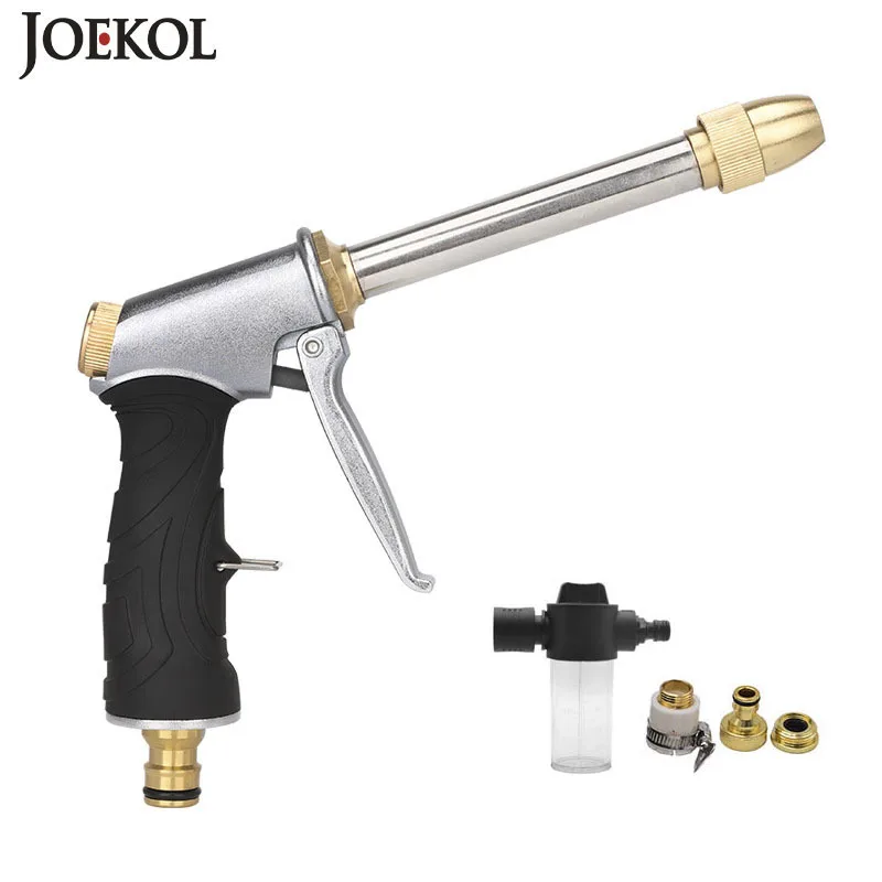 

Водяной пистолет для мойки высокого давления, латунный распылитель для шланга сада, насадка струи, спринклер для пены, инструмент для очистки автомобиля, Прямая поставка