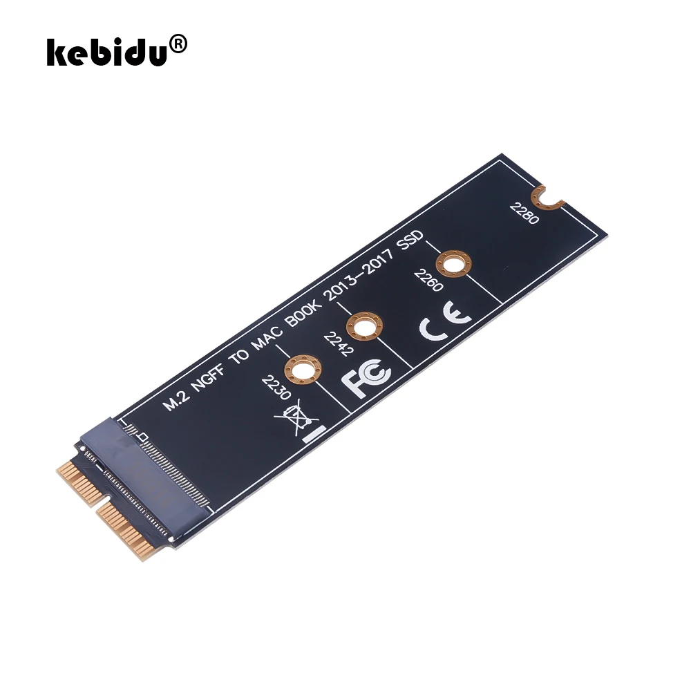 Kebidu M.2 NVME для MAC SSD жесткий диск Адаптер платы A1465 A1466 A1398 A1502 / AHCI комплект обновления