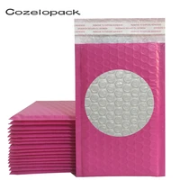 10pcs 0000 10x20cm pink poly bubble mailer padded envelopes 4x8inch self seal mailing bag bubble envelope shipping envelopes