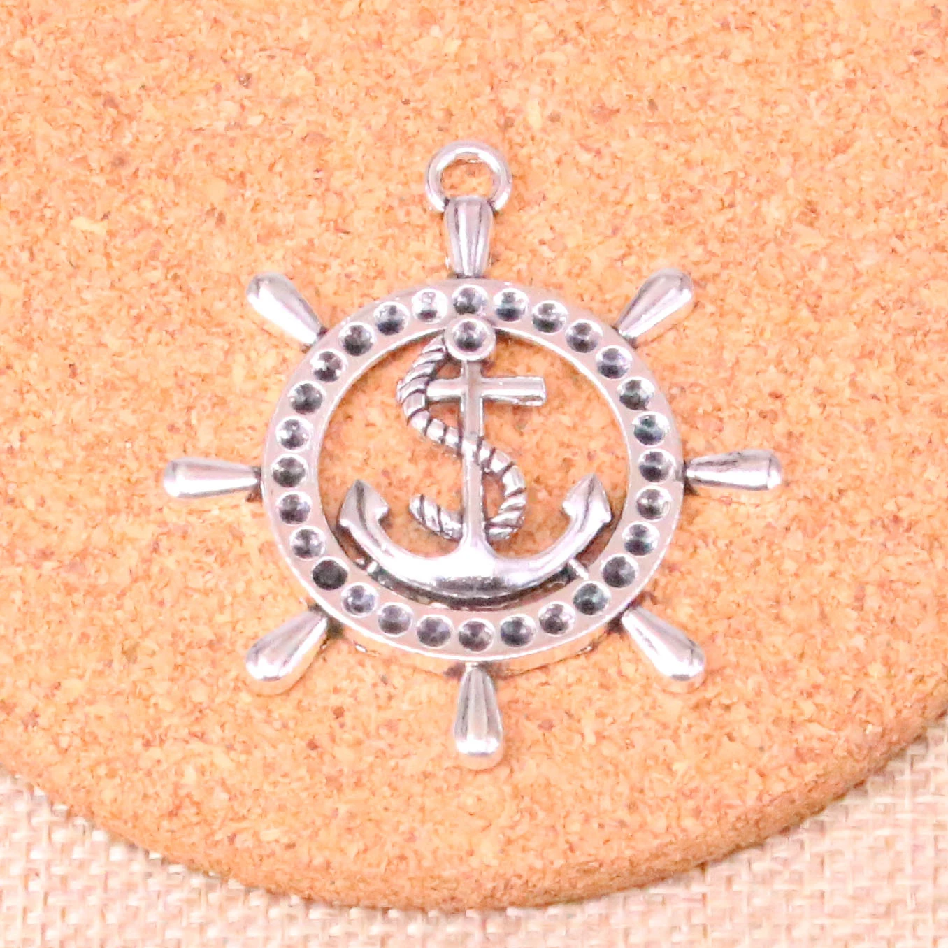 21 шт. руль Якорь Подвеска из цинкового сплава для ожерелья серьги браслет