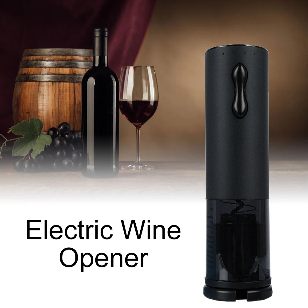 

Smart Automatic Electric Wine Opener Corkscrew Wine Bottle Opener Kit Cordless USB Rechargeable Bottle Opener with Foil Cutter