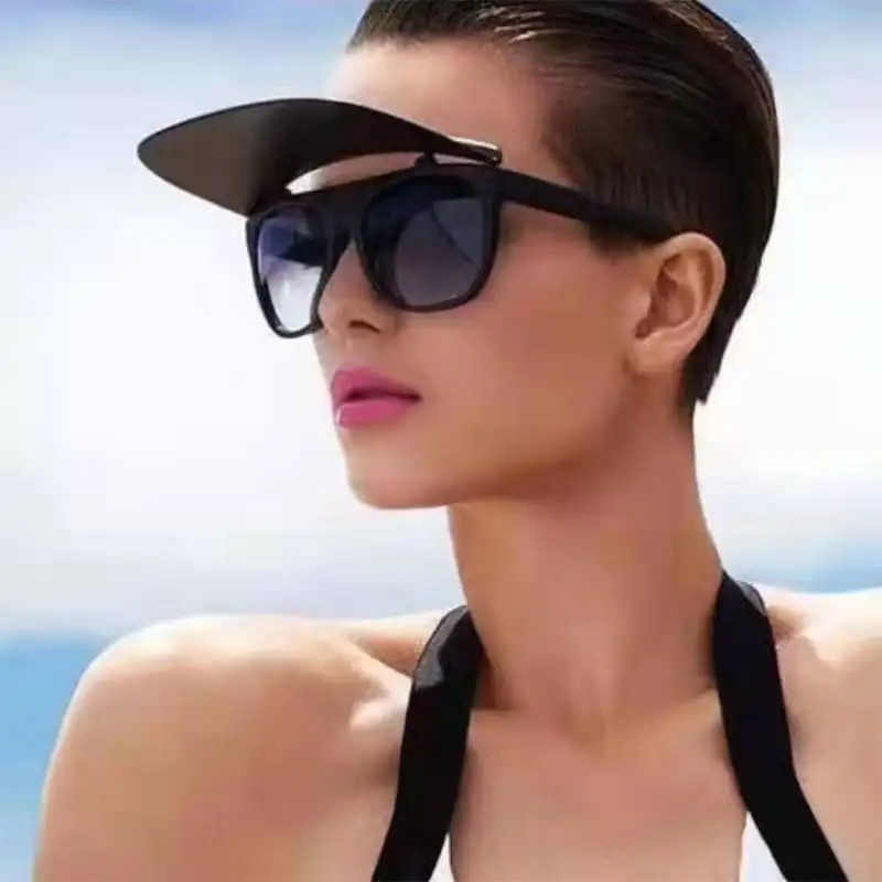 

Flip Sunglasses Women's Fashion Personality Outdoor Photographic Glasses